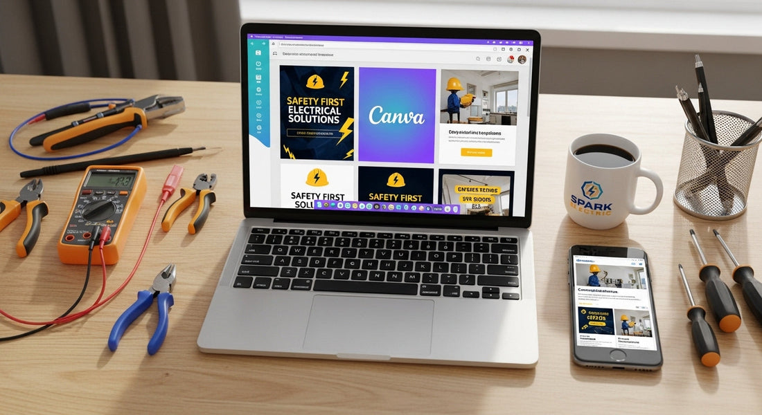 Best Electrician Canva Templates for Marketing