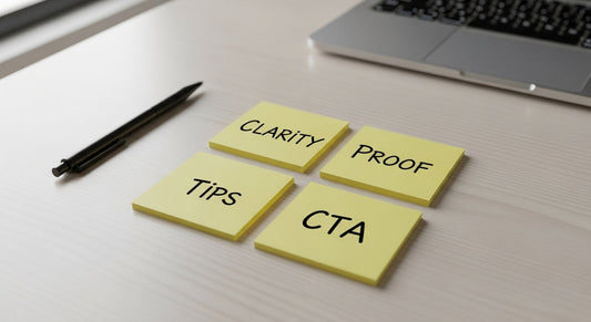 Monthly social media content calendar layout for a service business