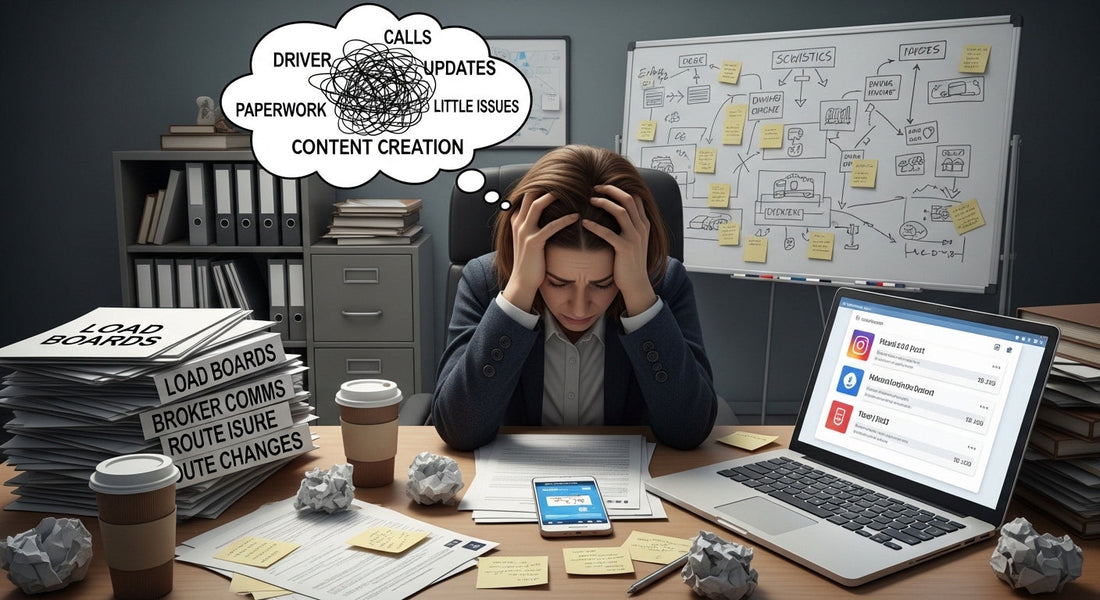 Truck Dispatcher Content Calendar: 30 Days of Posts