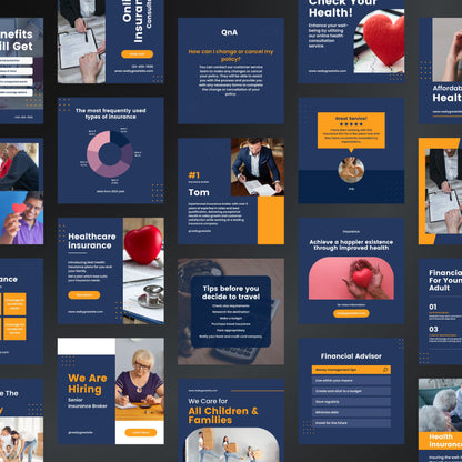 Insurance Canva Templates | Editable Instagram Posts and Stories for Agents & Brokers