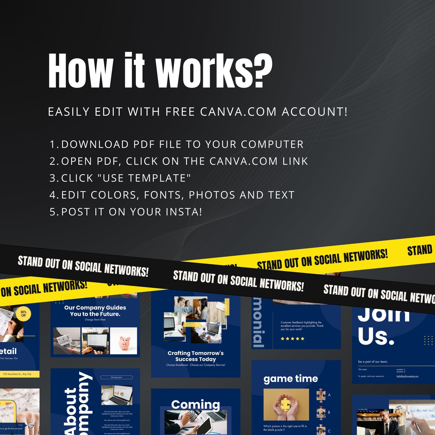 Finance Canva Templates | Editable Instagram Posts for Financial Advisors & Coaches