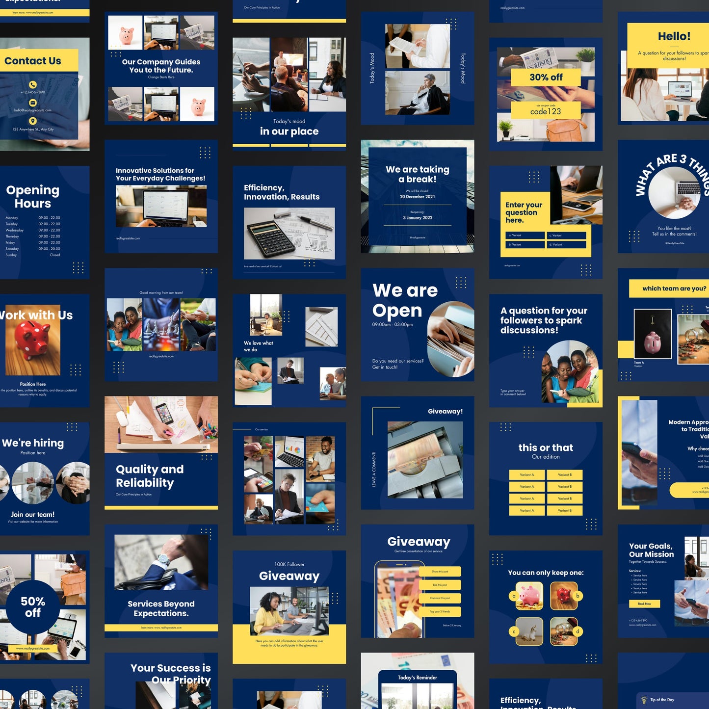 Finance Canva Templates | Editable Instagram Posts for Financial Advisors & Coaches