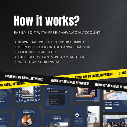 Recruitment Canva Templates | Editable Instagram Posts for Hiring & Staffing Agencies