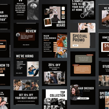 Collection of promotional posters and advertisements on a dark background