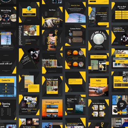 Electrician Canva Templates | Editable Instagram Post Kit for Electrical Services & Marketing